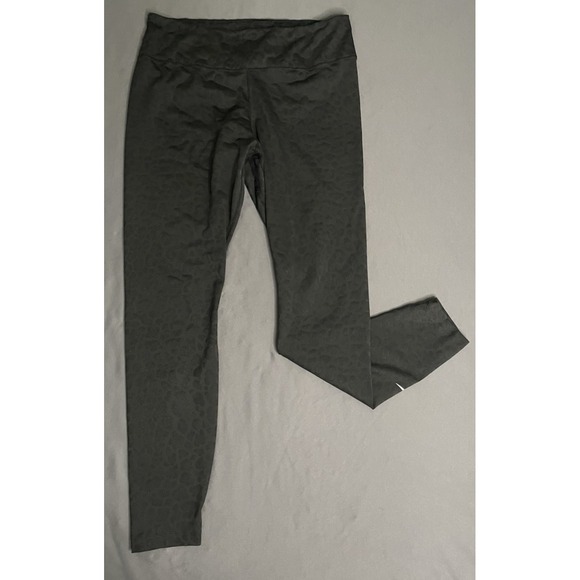 Nike Pants - Nike Leggings Womens Large Black Glitter Animal Print High Rise Leopard Print